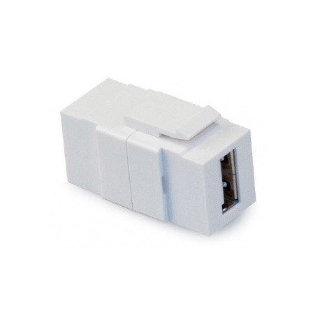 Leviton Inserto Adaptador USB QuickPort de Paso, Blanco