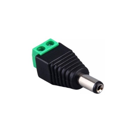 Syscom Adaptador Tipo Jack de 3.5mm Macho Polarizado de 12Vcd