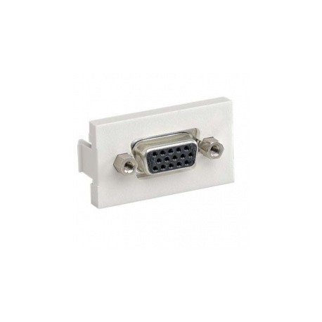 Panduit Inserto de 1/3 de Alta Densidad con Conector DB, 15-pin, Hembra - Hembra, SVGA, Blanco