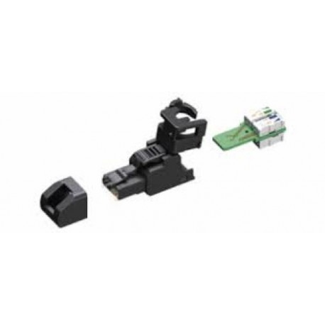 Belden Conector Cat6a UTP RJ-45, Negro