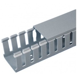 Panduit Canaleta Horizontal Tipo G, 3.2cm x 2m, Gris