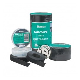 Panduit Abrazadera para Cables Tak-Tape, 6.1 Metros, Negro