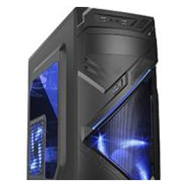 Gabinete Eagle Warrior CG-07R1 LED Azul, ATX