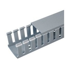 Panduit Ducto Tipo G de Ranuras Anchas, 3 x 2 x 6, PVC, Gris Claro