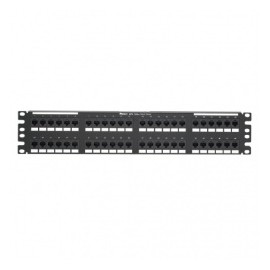 Panduit Panel de Parcheo de 48 Puertos para Rack 19, Negro