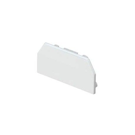 Panduit Tapa de Plástico para Extremo de Canaleta T-45, PVC, Blanco