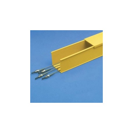 Panduit Cobertura de Fibra-Conducto Canal, 1.8 Metros, PVC, Amarillo