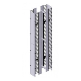 Belden Canaleta Vertical con Puertas 25cm x 2.13m, Gris