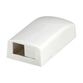 Panduit Caja Mini-Com de 2 Puertos, Blanco