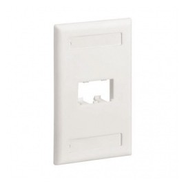 Panduit Placa para Pared, 2 Puertos, Blanca