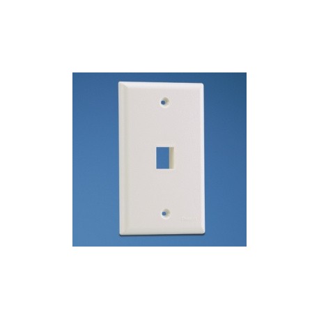 Panduit Placa Screwless de 1 Puerto, Blanco