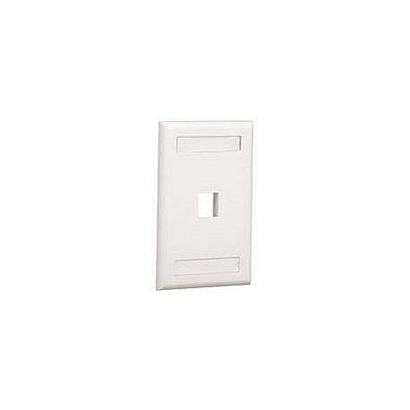 Panduit Placa Vertical NK1FIWY, 1 Ventana, Blanco