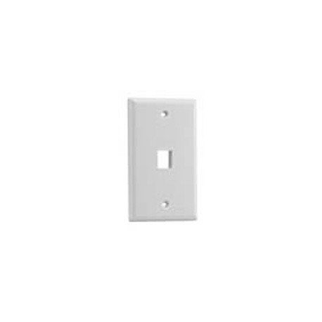 Belden Tapa para Caja (Faceplate) AX102660, 1 Salida, Tipo KeyStone, Blanco