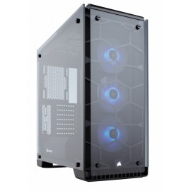 Gabinete Corsair Crystal 570X con Ventana LED RGB, Midi-Tower, ATX