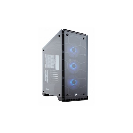 Gabinete Corsair Crystal 570X con Ventana LED RGB, Midi-Tower, ATX