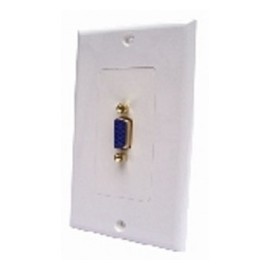 BRobotix Tapa SVGA, 1 Puerto, Conector Hembra, Blanco