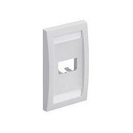 Panduit Placa Minicom CFPE2IWY, 2 Ventanas, Blanco, 1 Pieza