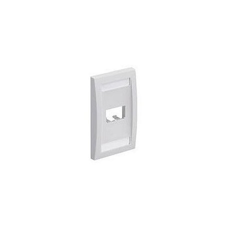 Panduit Placa Minicom CFPE2IWY, 2 Ventanas, Blanco, 1 Pieza