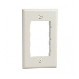 Panduit Placa Marco de Ventana Clásico Ventana Sencilla, Blanco