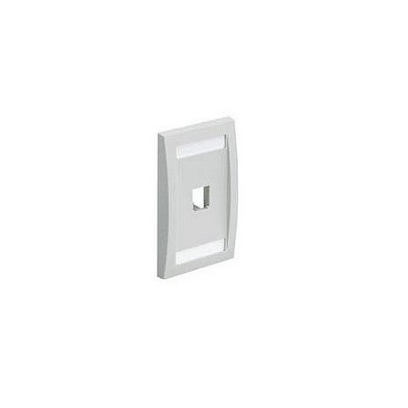 Panduit Placa Mini-Com CFPE1IW, 1 Ventana, Blanco