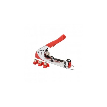 Logico Pinza de Compresión Capacidad 1.93 - 2.1 cm, Rojo