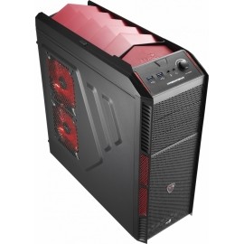 Gabinete Aerocool XPredator X1 Devil Red, Midi-Tower, ATX