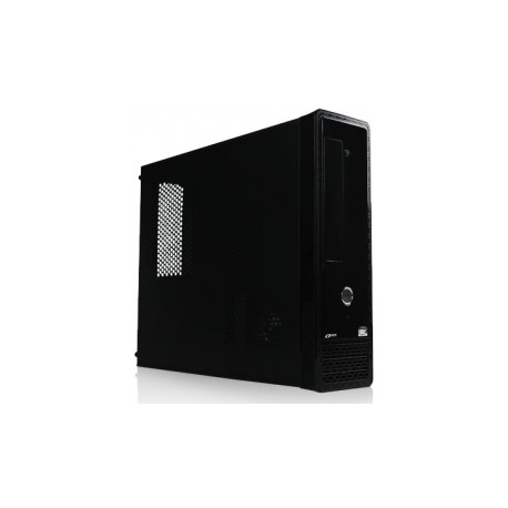 Gabinete Acteck Vaduz Slim GT-550, micro-ATX, USB 2.0, con Fuente de 500W, Negro