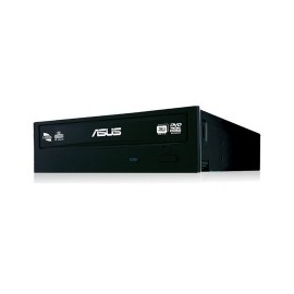 ASUS DRW-24F1ST Quemador de DVD, DVD-R 24x / DVD RW 8x, SATA, Interno, Negro