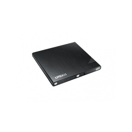 Lite-On EBAU108-01 Quemador de DVD, DVD-R 8x / DVDRW 8x, USB 2.0, Externo, Negro