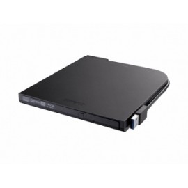 Buffalo BRXL-PT6U2VB, Grabador de Blu-ray Portátil, BD-R 6x DVDR 8x  CD-RW 16x, Externo, Negro