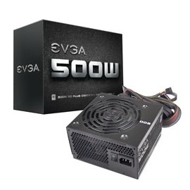 Fuente de Poder EVGA 100-W1-0500-KR 80 PLUS, ATX, 120mm, 500W