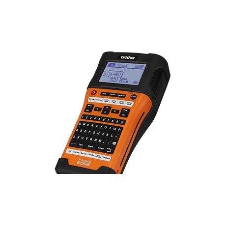 Brother Rotulador P-touch EDGE PT-E500, Transferencia Térmica, 180 x 180 DPI, Negro/Naranja