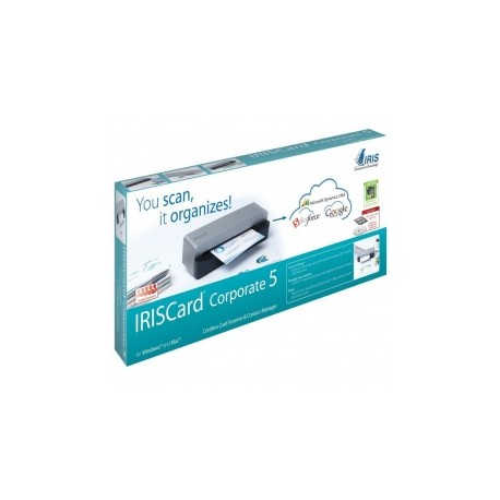 Scanner I.R.I.S. IRISCard Corporate 5, 300 x 300DPI, Escáner Color, USB 2.0