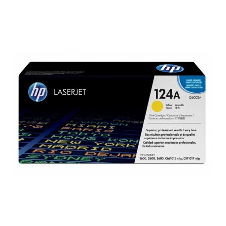 Toner HP 124A Amarillo, 2000 Páginas