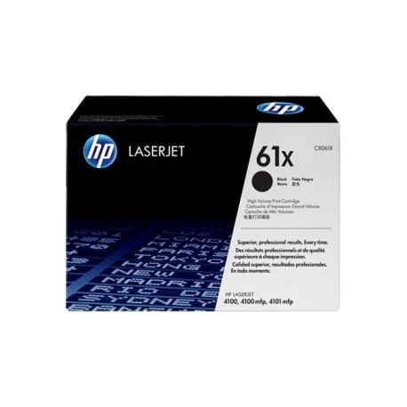 Toner HP 61X Negro, 10.000 Páginas