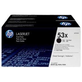 Toner HP 53X Paquete Doble Negro, 2 x 7000 Páginas