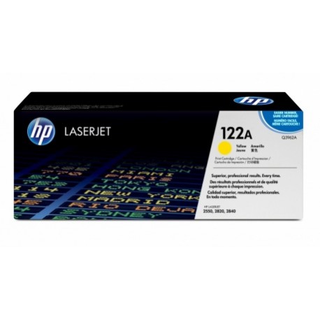 Toner HP 122A Amarillo, 4000 Páginas