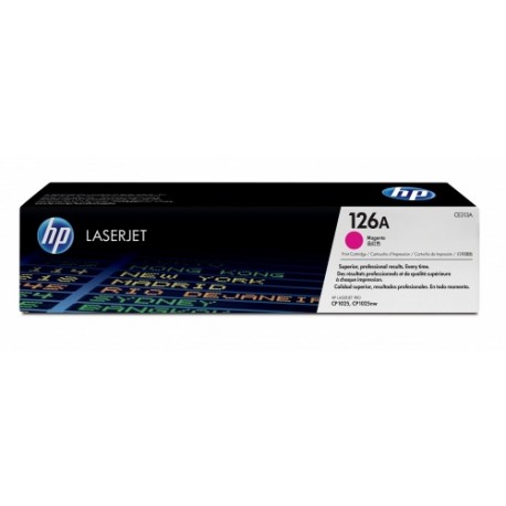 Toner HP 126A Magenta, 1000 Páginas