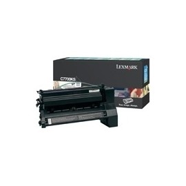 Toner Lexmark C7700KS Negro, 6000 Páginas