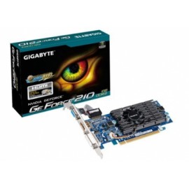 Tarjeta de Video Gigabyte NVIDIA GeForce 210, 1GB 64-bit DDR3, PCI Express 2.0