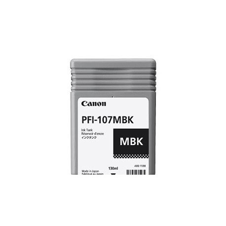 Tanque de Tinta Canon PFI-107MBK Negro Mate 130ml