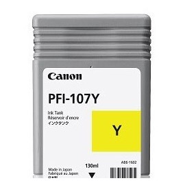 Tanque de Tinta Canon PFI-107Y Amarillo 130ml