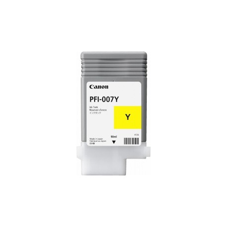 Tanque de Tinta Canon PFI-007Y Amarillo, 90ml