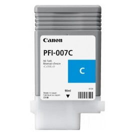 Tanque de Tinta Canon PFI-007C Cyan, 90ml