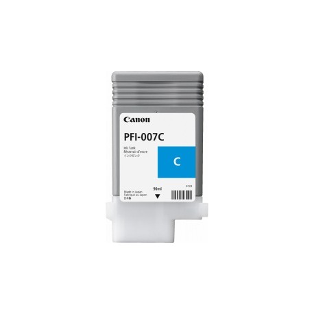 Tanque de Tinta Canon PFI-007C Cyan, 90ml