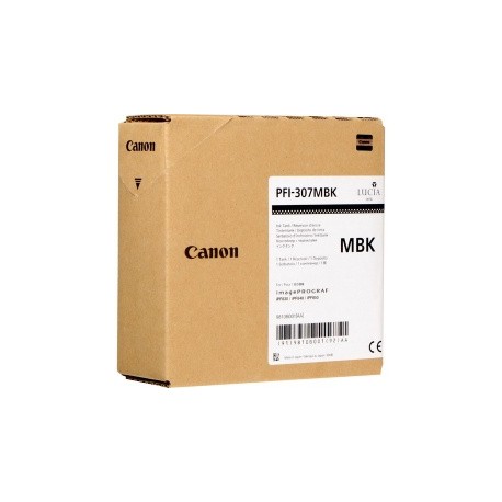 Tanque de Tinta Canon PFI-307 MBK Negro Matte 330ml