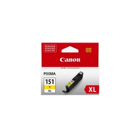 Tanque de Tinta Canon CLI-151 Y XL Amarillo 11ml, 700 Páginas