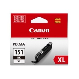 Tanque de Tinta Canon CLI-151 BK XL Negro 11ml, 5000 Páginas