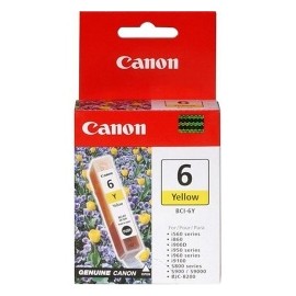 Tanque de Tinta Canon BCI-6Y Amarillo