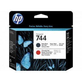 Cabezal HP 744 Negro Mate/Rojo Cromático